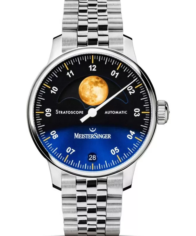 Годинник Чоловічий Meistersinger Stratoscope Automatic ST982G-MGB20