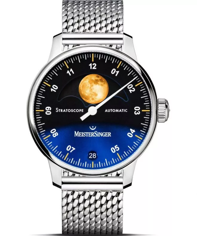 Годинник Чоловічий Meistersinger Stratoscope Automatic ST982G-MIL20