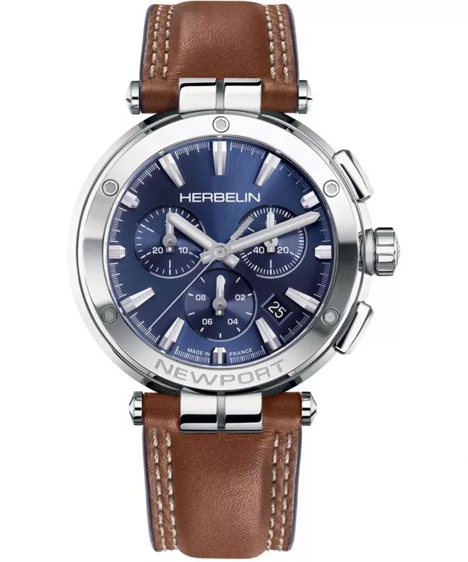 Годинник Чоловічий Herbelin Newport Chronograph 37658AP15GD (37658/AP15GON)