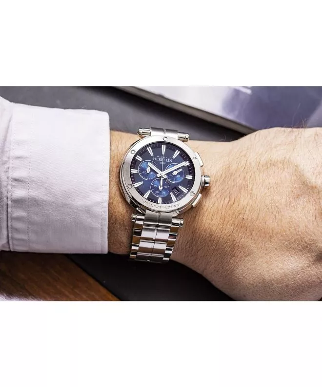 Годинник Чоловічий Herbelin Newport Chronograph 37688B35 (37688/B35)