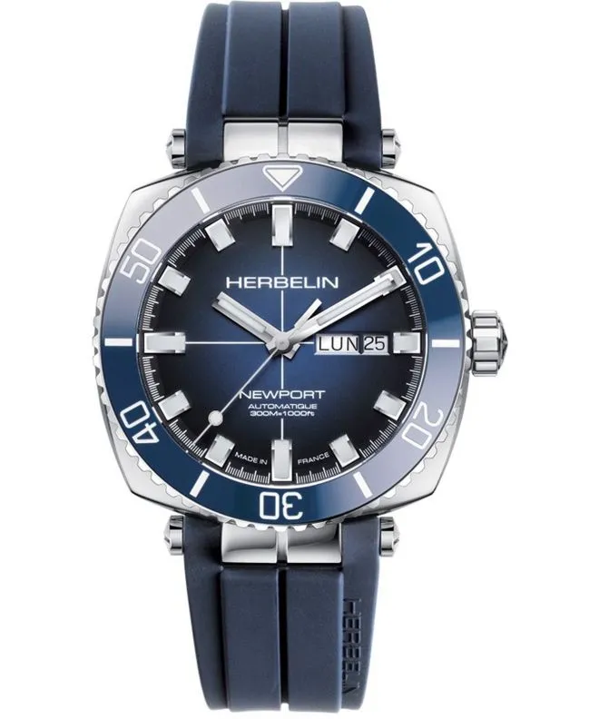 Годинник Чоловічий Herbelin Newport Diver Automatic 1774BL15CB (1774/BL15CB)