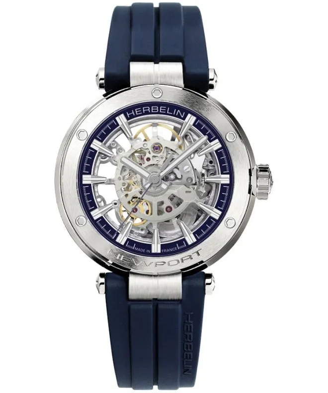 Годинник Чоловічий Herbelin Newport Skeleton Automatic Limited Edition 1868SQ15CB (1868/SQ15CB)
