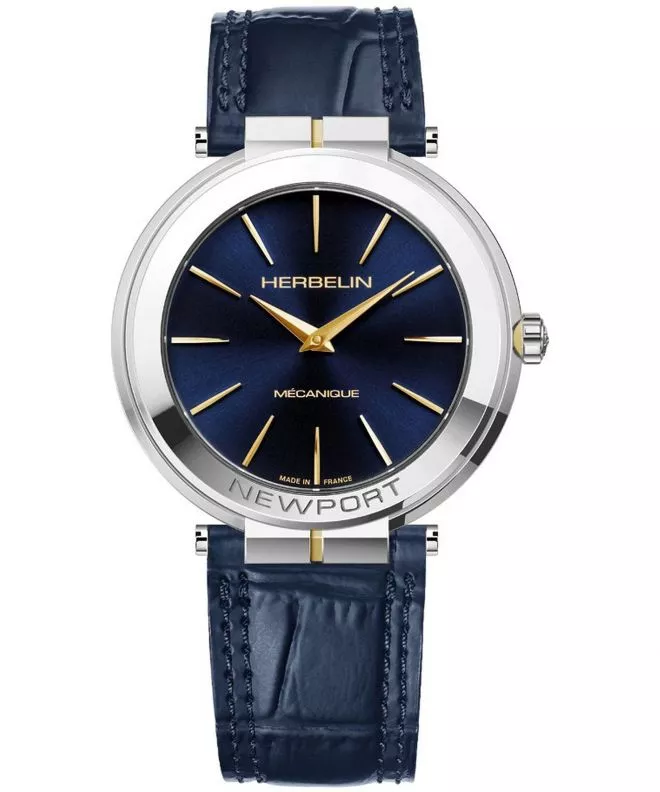 Годинник Чоловічий Herbelin Newport Slim 1222T15BL (1222-T15BL)