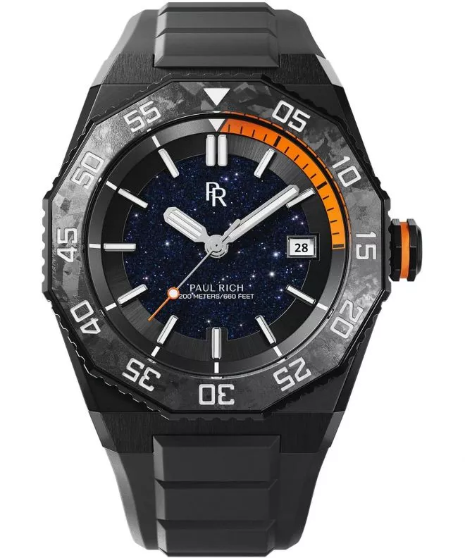 Годинник Чоловічий Paul Rich Aquacarbon Pro Shadow Black Aventurine 766236337371