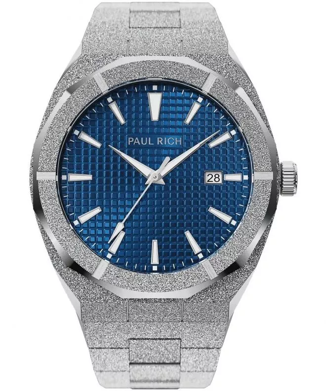 Годинник Чоловічий Paul Rich Frosted Star Dust Indigo Waffle Silver 744553190626