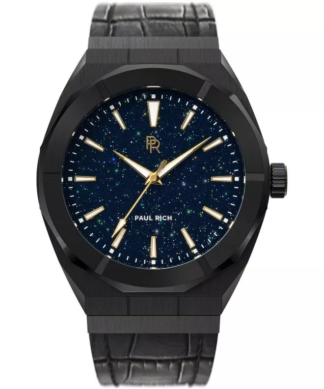 Годинник Чоловічий Paul Rich Star Dust Black Leather 42 764227092773