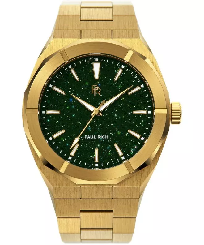 Годинник Чоловічий Paul Rich Star Dust Green Gold 42 655365733232