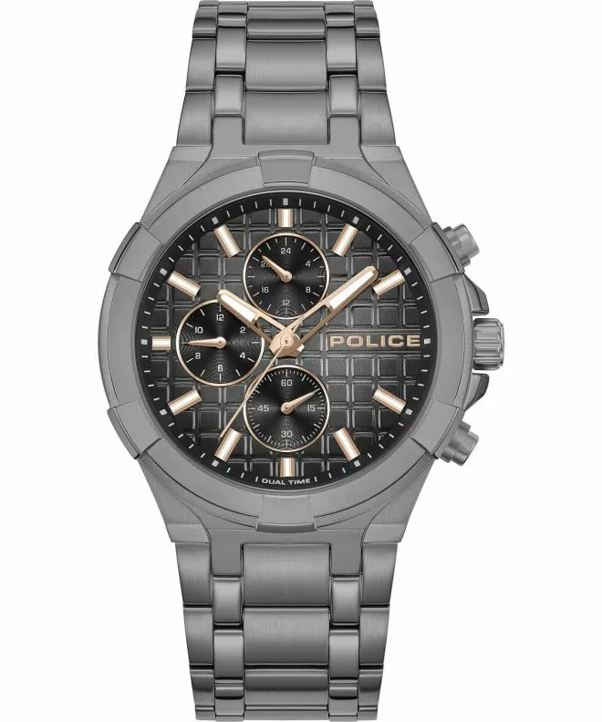Годинник Чоловічий Police Guardian Chronograph Dual Time PEWGK0082005