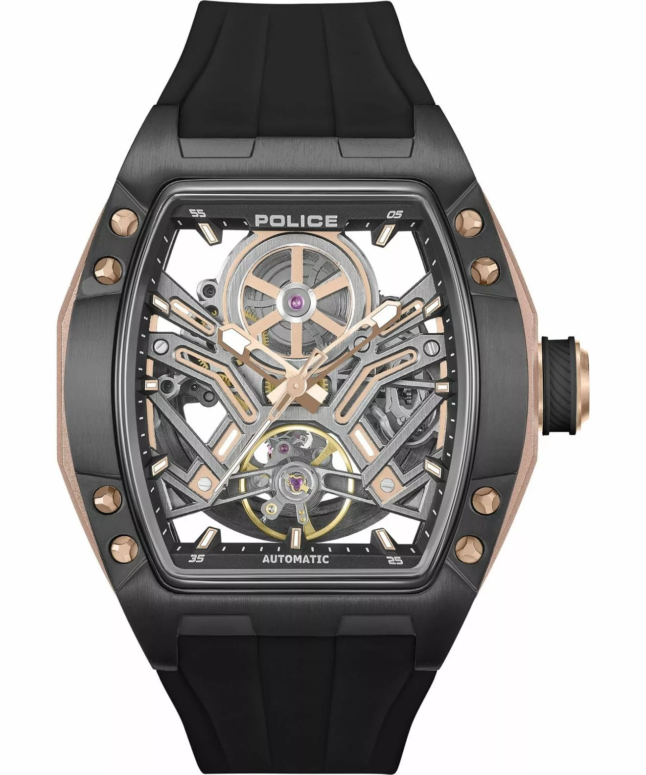 Годинник Чоловічий Police Tampa Skeleton Automatic PEWGR0082104