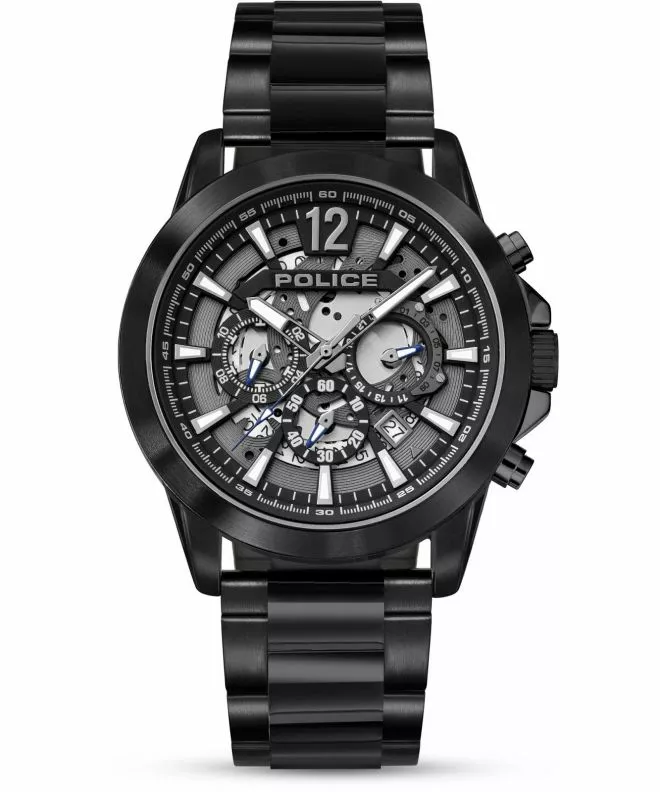 Годинник Чоловічий Police Vertigo Skeleton Chronograph PEWJK2194901