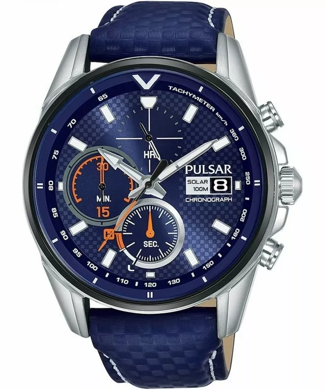 Годинник Чоловічий Pulsar Accelerator Solar Chronograph PZ6031X1