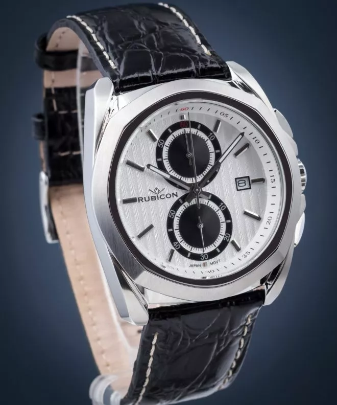 Годинник Чоловічий Rubicon Chronograph Outlet RNCC39SISB-outlet