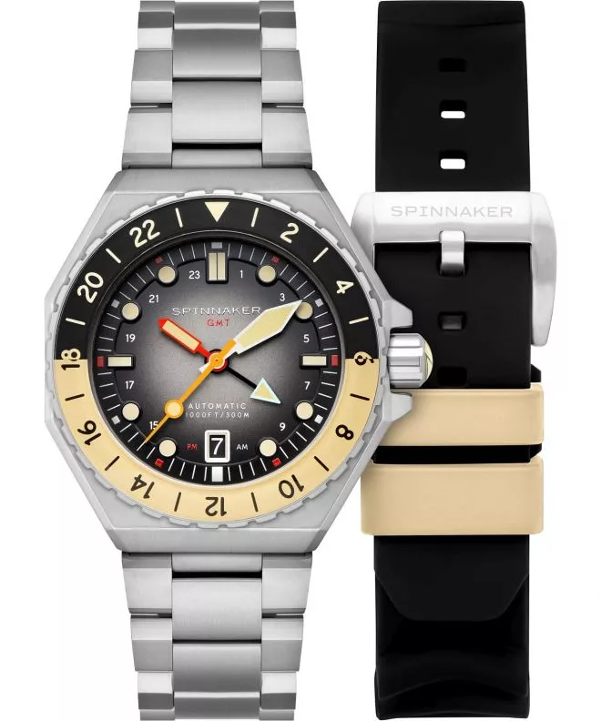 Годинник Чоловічий Spinnaker Dumas GMT Automatic Gift Set SP-5119-88