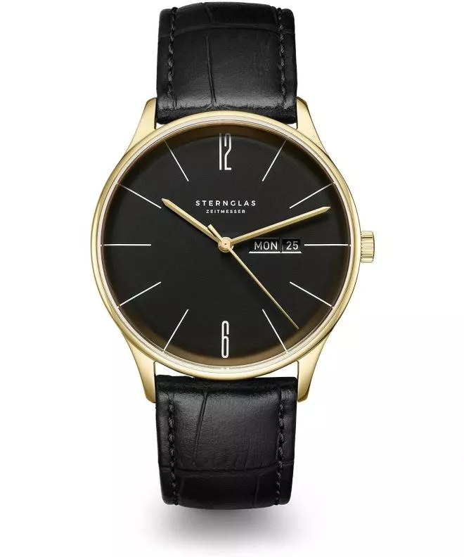 Годинник Чоловічий Sternglas Berlin Metro Piano Black S01-BE04-HE03
