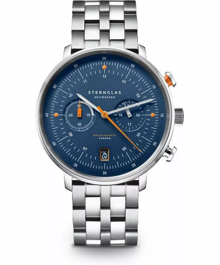 Годинник Чоловічий Sternglas Hamburg Ed Küstemm Chronograph S01-HC06-ME13