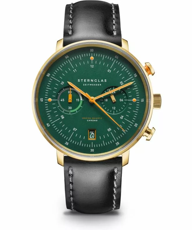 Годинник Чоловічий Sternglas Hamburg Ed Vintage Chronograph S01-HCV22-BR04