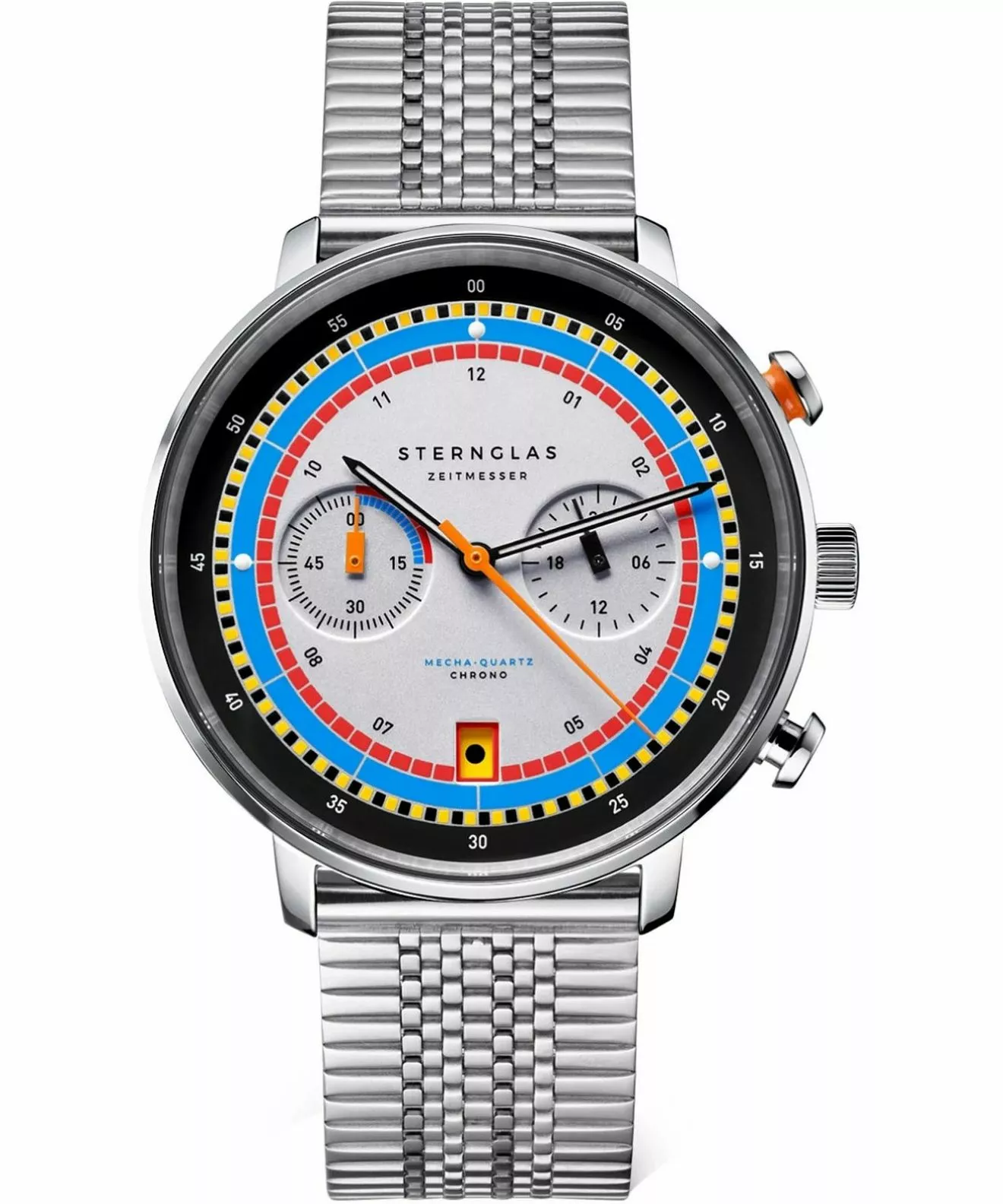 Годинник Чоловічий Sternglas Hamburg Mecha-Quartz Chrono Regatta S01-HC36-ME08