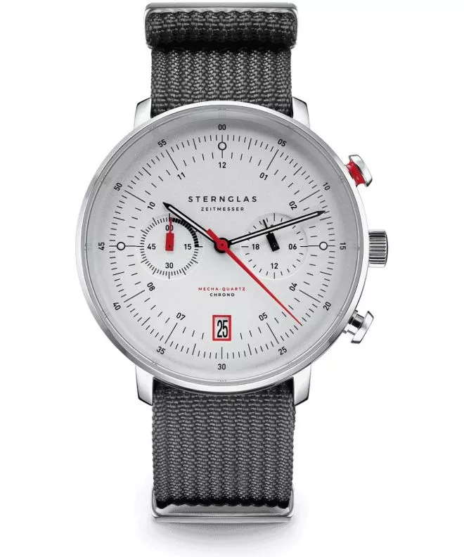 Годинник Чоловічий Sternglas Hamburg Mecha-Quartz Chrono S01-HC10-FI04