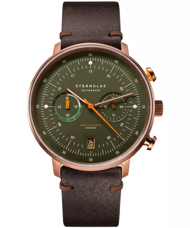 Годинник Чоловічий Sternglas Hamburg Mecha-Quartz Chrono S01-HC35-VI17
