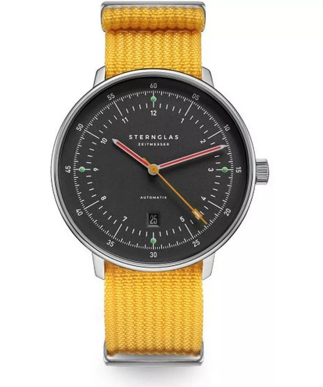 Годинник Чоловічий Sternglas Hamburg Neugraphit Automatic S02-HH39-FI01 (S02-HH39-FI02)
