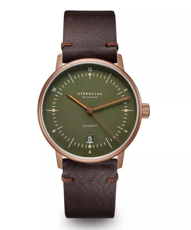 Годинник Чоловічий Sternglas Naos Automatik dunkelgrün bronze S02-NA35-VI17