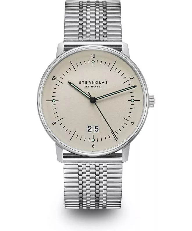 Годинник Чоловічий Sternglas Naos Big Date Alabaster S01-NAG26-ME08