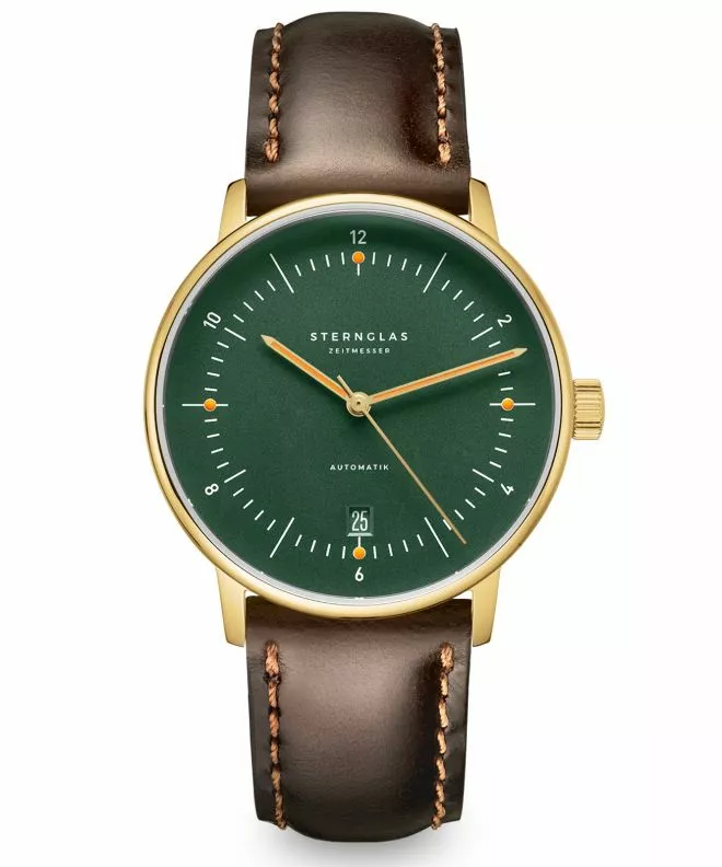 Годинник Чоловічий Sternglas Naos Green Gold Automatic S02-NA22-BR01