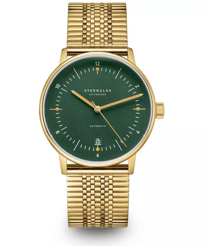 Годинник Чоловічий Sternglas Naos Green Gold Automatic S02-NA22-ME09