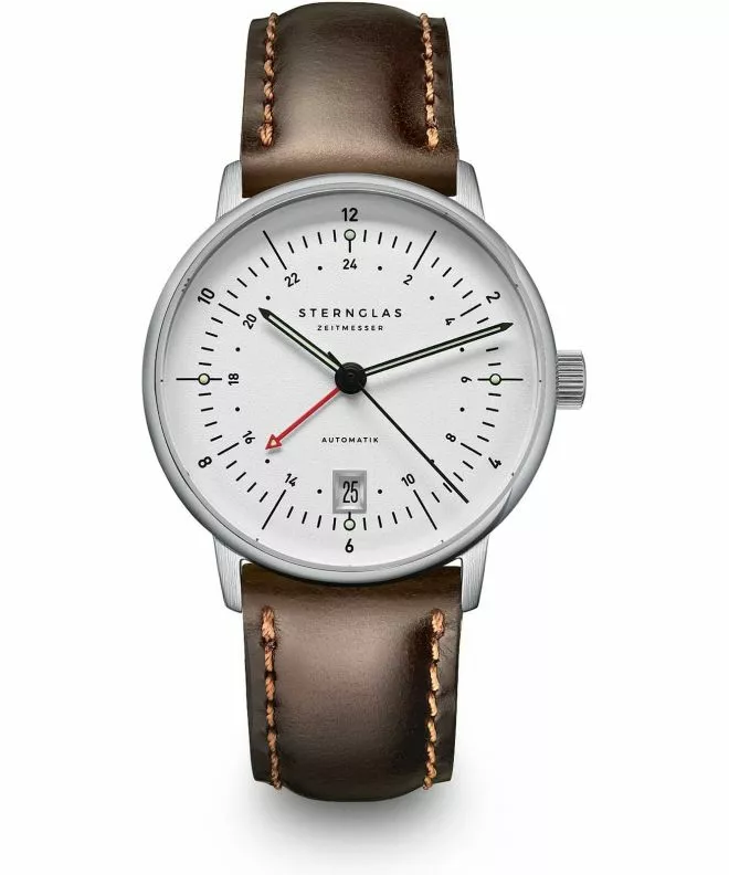 Годинник Чоловічий Sternglas Naos Pro GMT Automatik S02-NG10-BR03