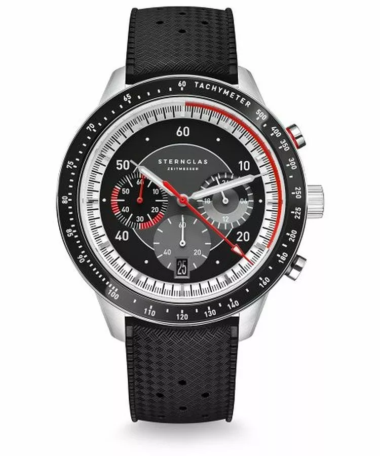 Годинник Чоловічий Sternglas Tachymeter 2.0 Chronograph S01-TM03-KA04