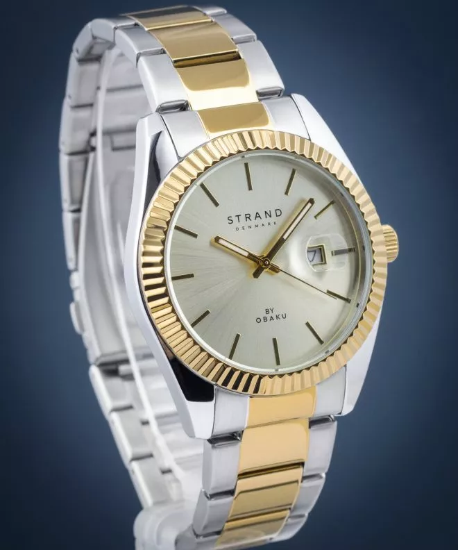 Годинник Чоловічий Strand by Obaku Wellington S721GDFGSF-DS