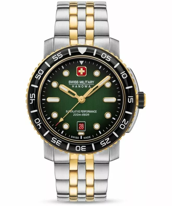 Годинник Чоловічий Swiss Military Hanowa Black Marlin SMWGH0001761