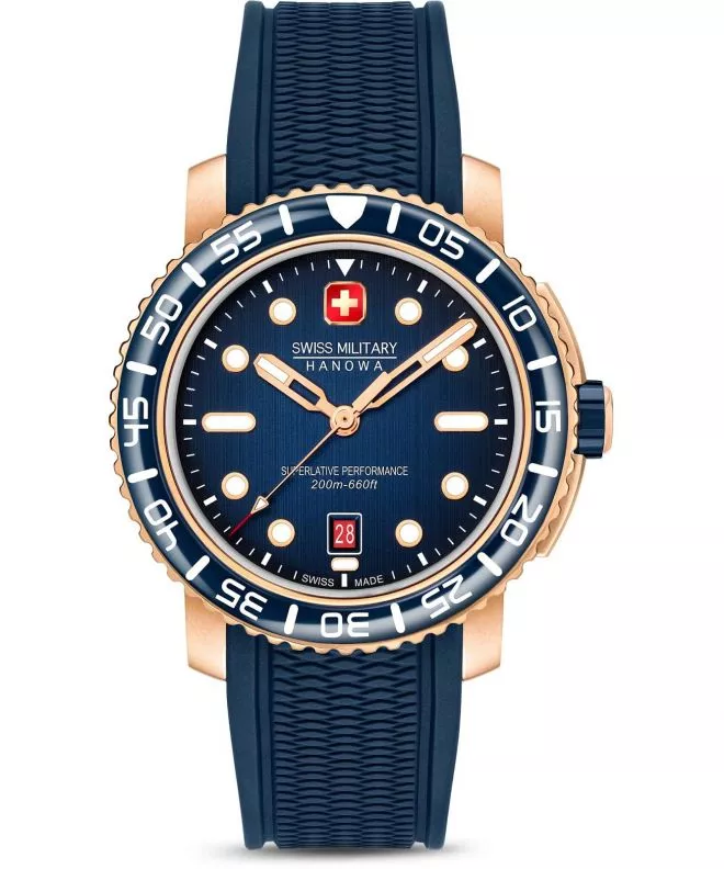 Годинник Чоловічий Swiss Military Hanowa Black Marlin SMWGN0001720