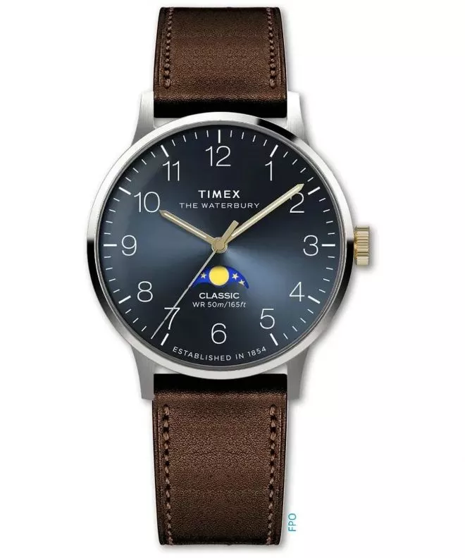 Годинник Чоловічий Timex Waterbury Classic Moon TW2W75600