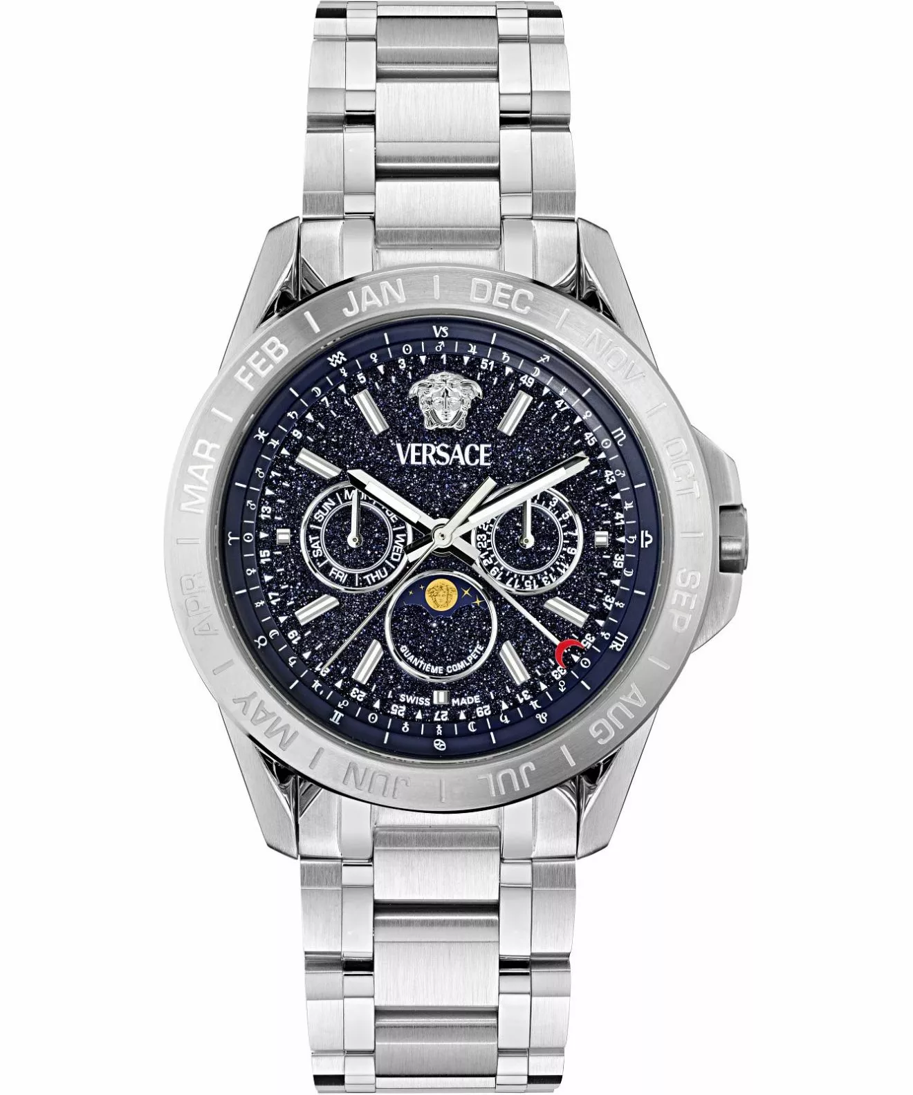 Годинник Чоловічий Versace Galaxy Moonphase VE0K00125