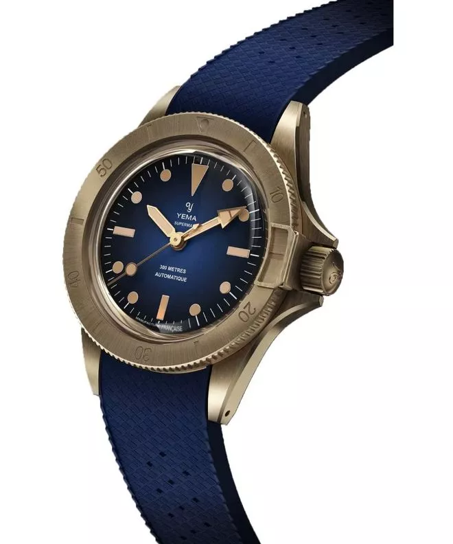 Годинник Чоловічий Yema Superman Bronze CMM.10 Blue Limited Edition 11.13.35.ZN.U5