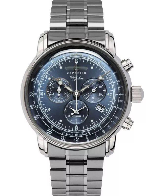 Годинник Чоловічий Zeppelin 100 Jahre Chronograph 7680MB-3 (7680-M-B-3)