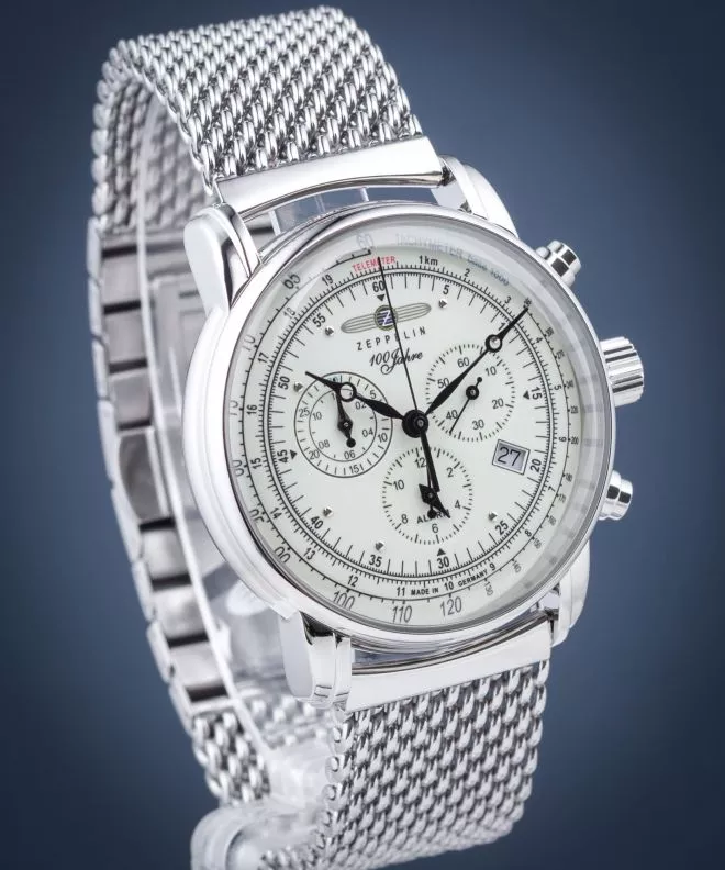Годинник Чоловічий Zeppelin 100 Jahre Chronograph 8680M-3