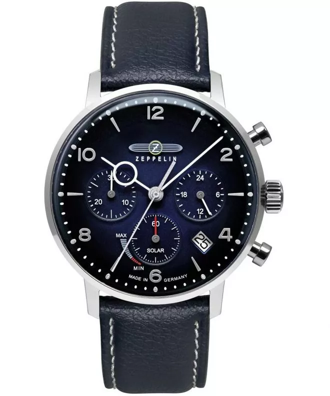 Годинник Чоловічий Zeppelin Hindenburg Solar 8086-3-N