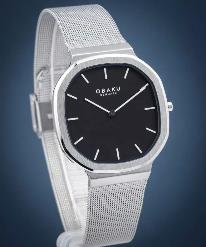 Годинник для Жінок і Чоловіків Obaku Oktant Onyx V253GXCBMC