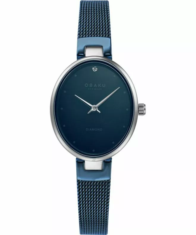 Годинник Жіночий Obaku Oval Diamond V312LXCLML