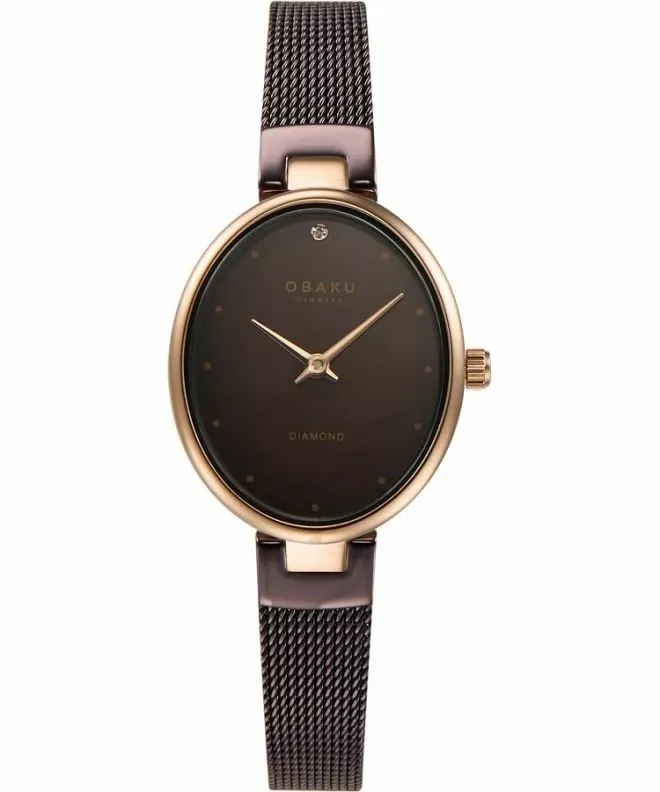 Годинник Жіночий Obaku Oval Diamond V312LXVNMN