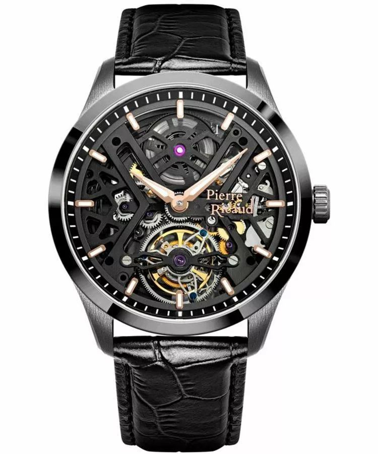 Годинник Чоловічий Pierre Ricaud Tourbillon Automatic Skeleton P2004.S2R6A
