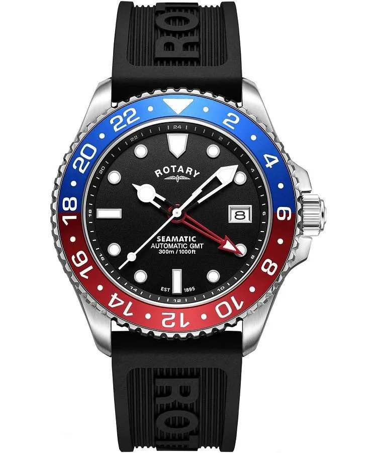 Годинник Чоловічий Rotary Seamatic GMT Automatic GS04378/95