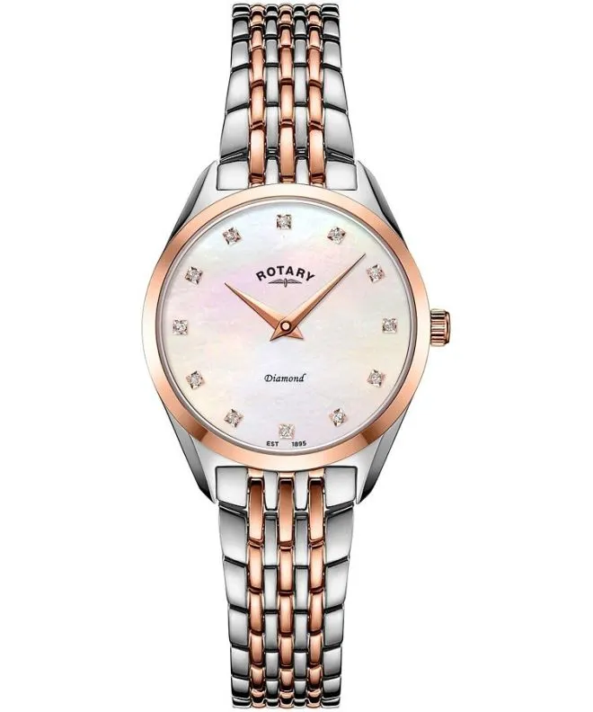 Годинник Жіночий Rotary Ultra Slim Diamond LB08012/41/D