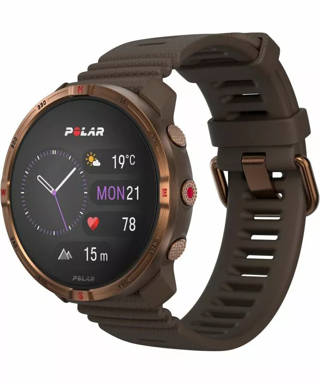 Спортивний Годинник для Жінок і Чоловіків Polar Grit X2 Brown Copper 725882069203