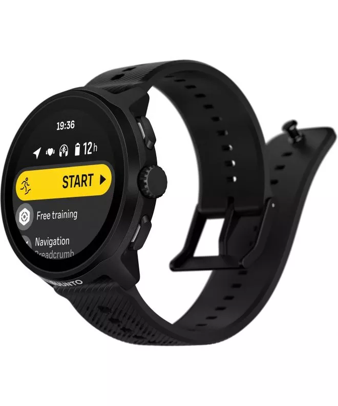 Спортивний Годинник для Жінок і Чоловіків Suunto Run All Black Silicone Strap SS051272000