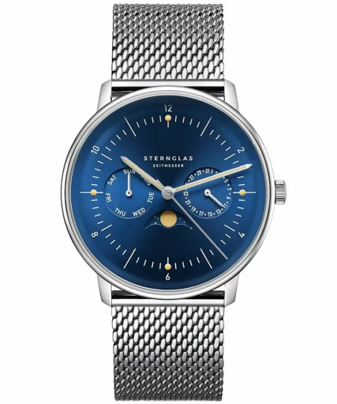 Годинник Чоловічий Sternglas Naos Moonphase S01-NM06-MI04