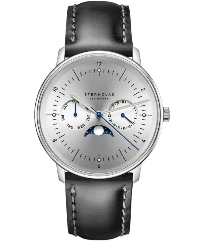 Годинник Чоловічий Sternglas Naos Moonphase S01-NM52-BR02