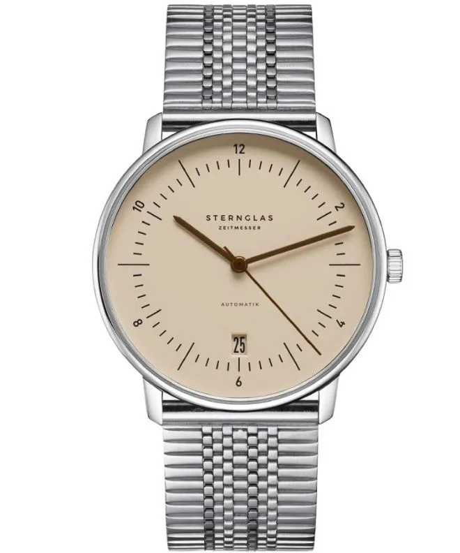 Годинник Чоловічий Sternglas Naos Sand Brown Automatic S02-NA54-ME08